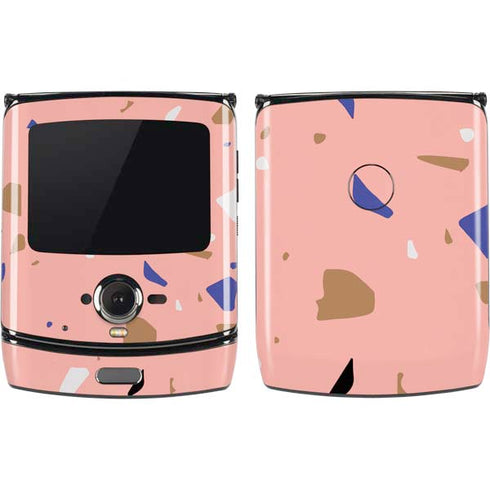 Pink Terrazzo Motorola RAZR Skin