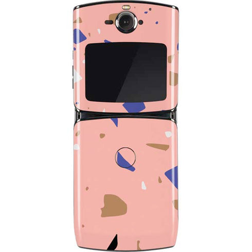 Pink Terrazzo Motorola RAZR Skin