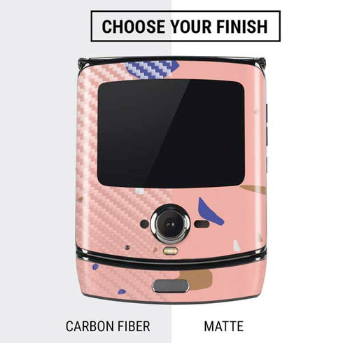 Pink Terrazzo Motorola RAZR Skin