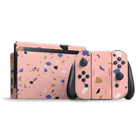 Pink Terrazzo Nintendo Switch Bundle Skin