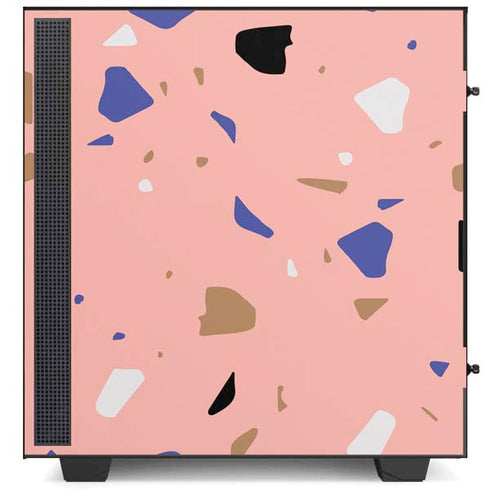 Pink Terrazzo NZXT H510 Compact ATX Mid-Tower Case Skin