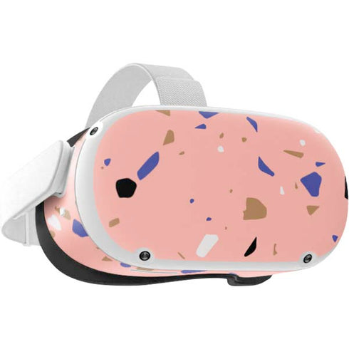 Pink Terrazzo Oculus Quest 2 Skin