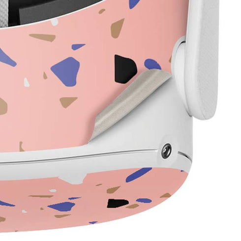 Pink Terrazzo Oculus Quest 2 Skin