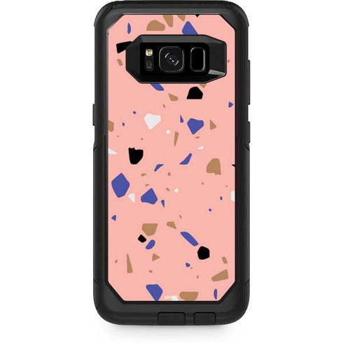 Pink Terrazzo Otterbox Commuter Galaxy Skin