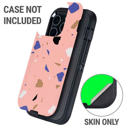Pink Terrazzo Otterbox Defender iPhone Skin