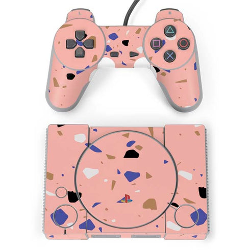Pink Terrazzo PlayStation Classic Bundle Skin