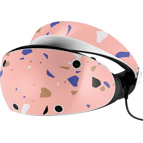 Pink Terrazzo PlayStation VR2 Skin
