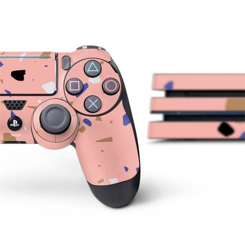 Pink Terrazzo PS4 Pro Bundle Skin