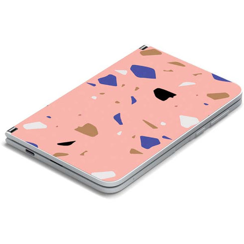 Pink Terrazzo Surface Duo Skin