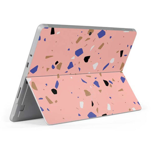 Pink Terrazzo Surface Go Skin