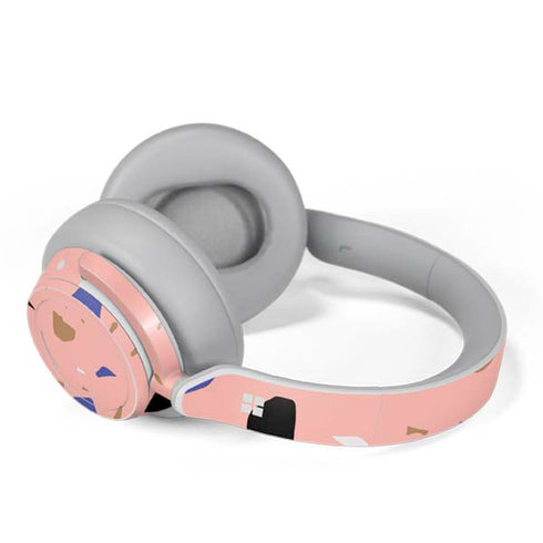 Pink Terrazzo Surface Headphones Skin