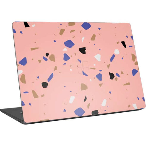 Pink Terrazzo Surface Laptop 4 15in Skin