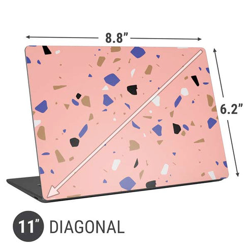 Pink Terrazzo Universal Laptop 11in (8.8 x 6.2in) Skin