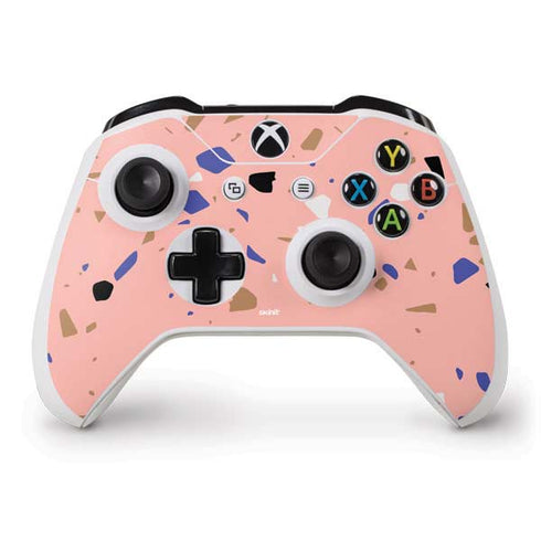 Pink Terrazzo Xbox One S Controller Skin