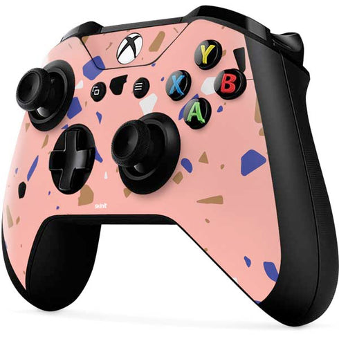 Pink Terrazzo Xbox One X Controller Skin