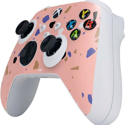 Pink Terrazzo Xbox Series S Controller Skin