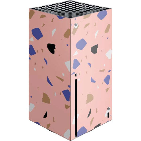 Pink Terrazzo Xbox Series X Console Skin