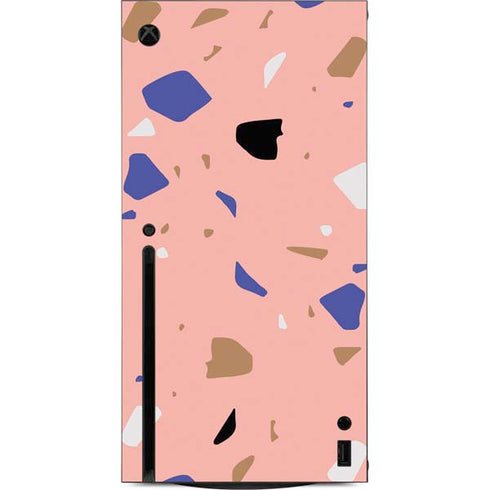 Pink Terrazzo Xbox Series X Console Skin