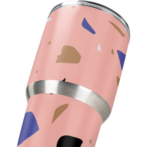 Pink Terrazzo Yeti 30oz Rambler Tumbler Skin