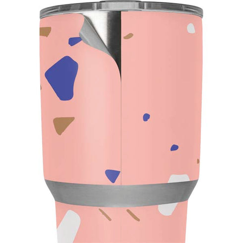 Pink Terrazzo Yeti 30oz Rambler Tumbler Skin