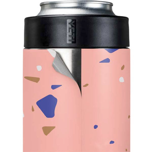 Pink Terrazzo Yeti Colster Can Insulator Skin