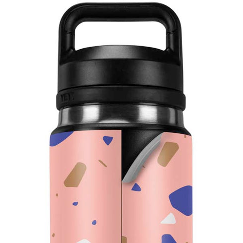 Pink Terrazzo YETI Rambler 26oz Bottle Skin