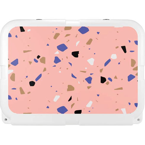 Pink Terrazzo YETI Tundra 35 Hard Cooler Skin