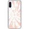 Pink Tie Dye Galaxy A10e Clear Case