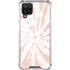 Pink Tie Dye Galaxy A12 Clear Case