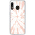 Pink Tie Dye Galaxy A20 Clear Case