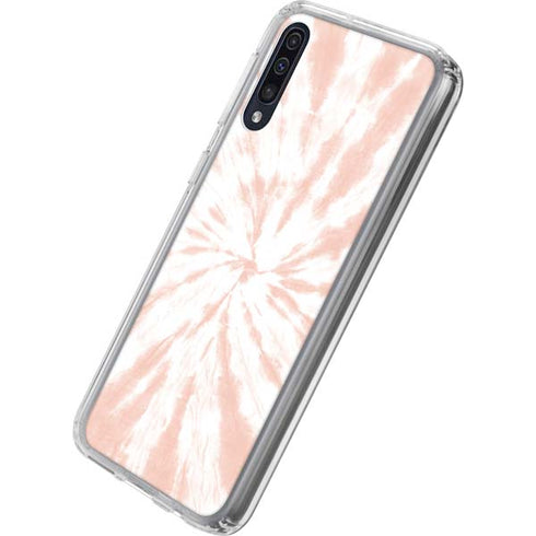 Pink Tie Dye Galaxy A50 Clear Case