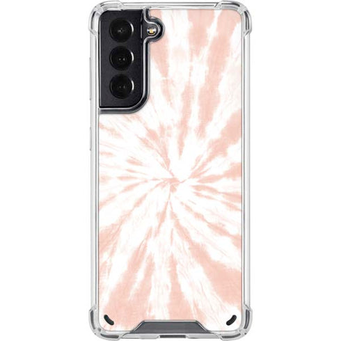 Pink Tie Dye Galaxy S21 5G Clear Case