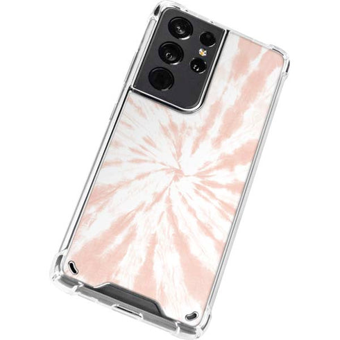 Pink Tie Dye Galaxy S21 Ultra 5G Clear Case
