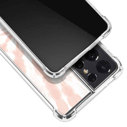 Pink Tie Dye Galaxy S21 Ultra 5G Clear Case