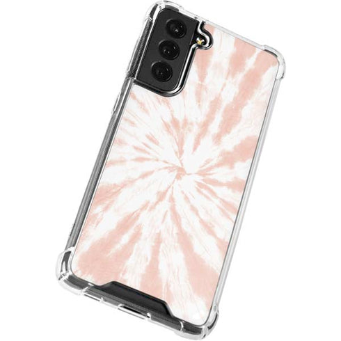 Pink Tie Dye Galaxy S22 Clear Case