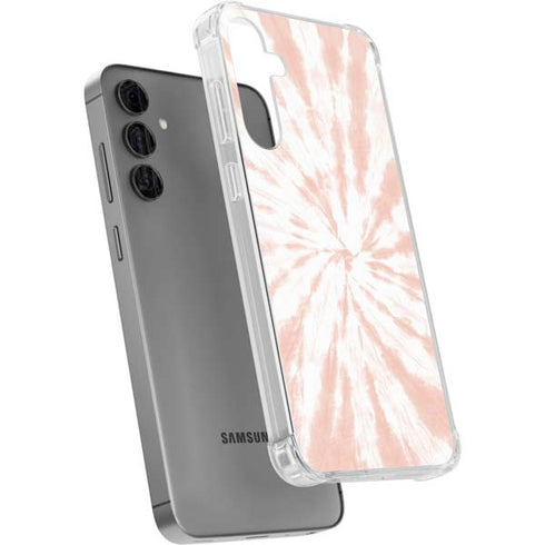 Pink Tie Dye Galaxy S24 Plus Clear Case