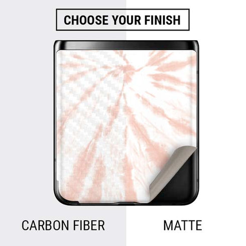 Pink Tie Dye Galaxy Z Flip Skin