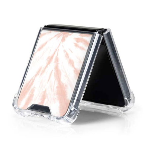 Pink Tie Dye Galaxy Z Flip5 5G Clear Case