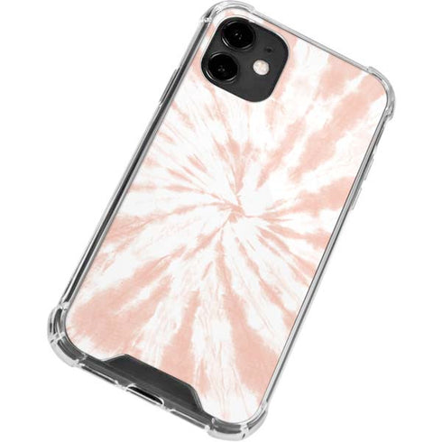 Pink Tie Dye iPhone 12 Mini Clear Case