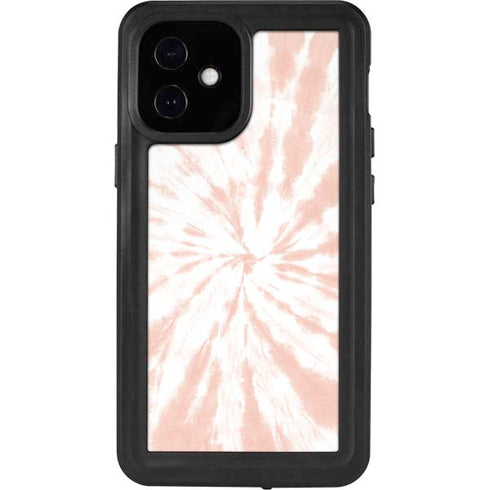 Pink Tie Dye iPhone 12 Mini Waterproof Case
