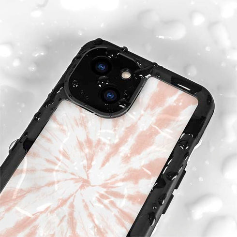 Pink Tie Dye iPhone 13 Mini Waterproof Case