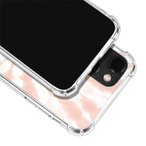 Pink Tie Dye iPhone 14 Plus Clear Case