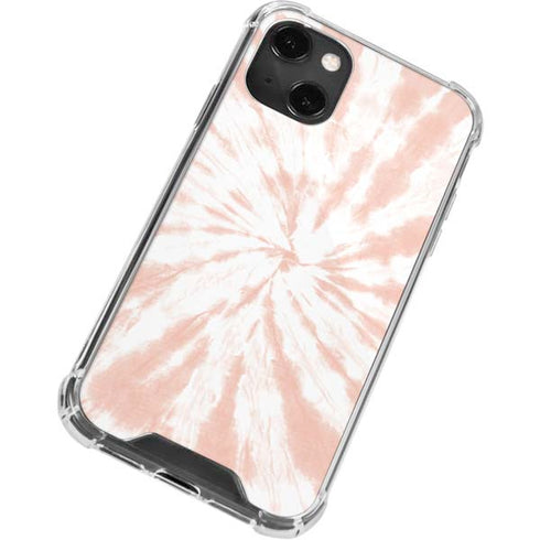 Pink Tie Dye iPhone 14 Plus Clear Case