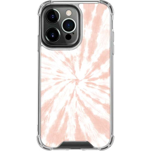 Pink Tie Dye iPhone 15 Pro Clear Case