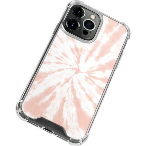 Pink Tie Dye iPhone 14 Pro Clear Case
