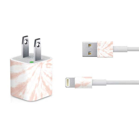 Pink Tie Dye iPhone Charger (5W USB) Skin