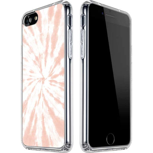 Pink Tie Dye iPhone SE (2nd & 3rd Gen) Clear Case