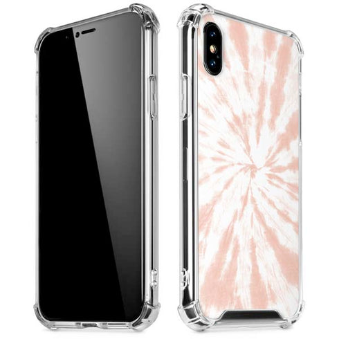 Pink Tie Dye iPhone XS Max Clear Case