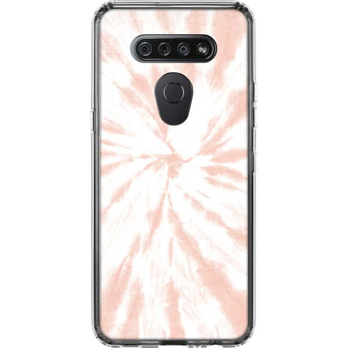 Pink Tie Dye LG K51/Q51 Clear Case