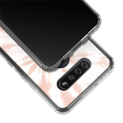 Pink Tie Dye LG K51/Q51 Clear Case